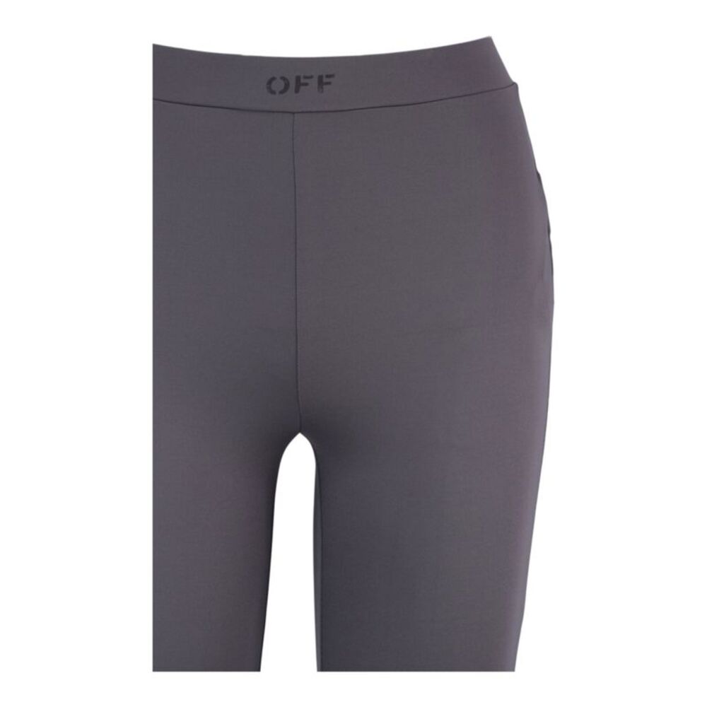 Off-White Sleek Split Leggings - Picture 3 of 4